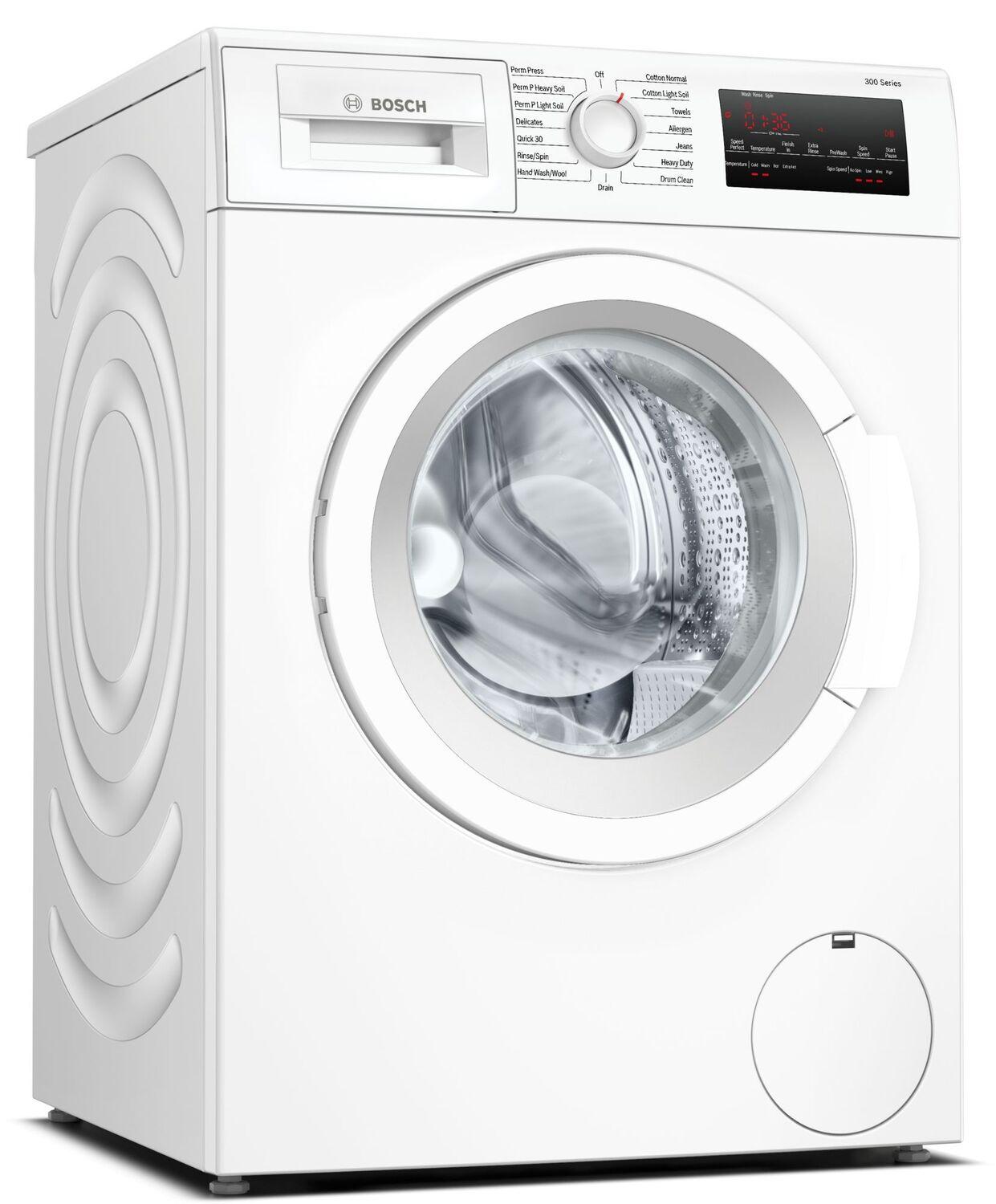 Bosch WGA12400UC 300 Series Compact Washer 1400 Rpm