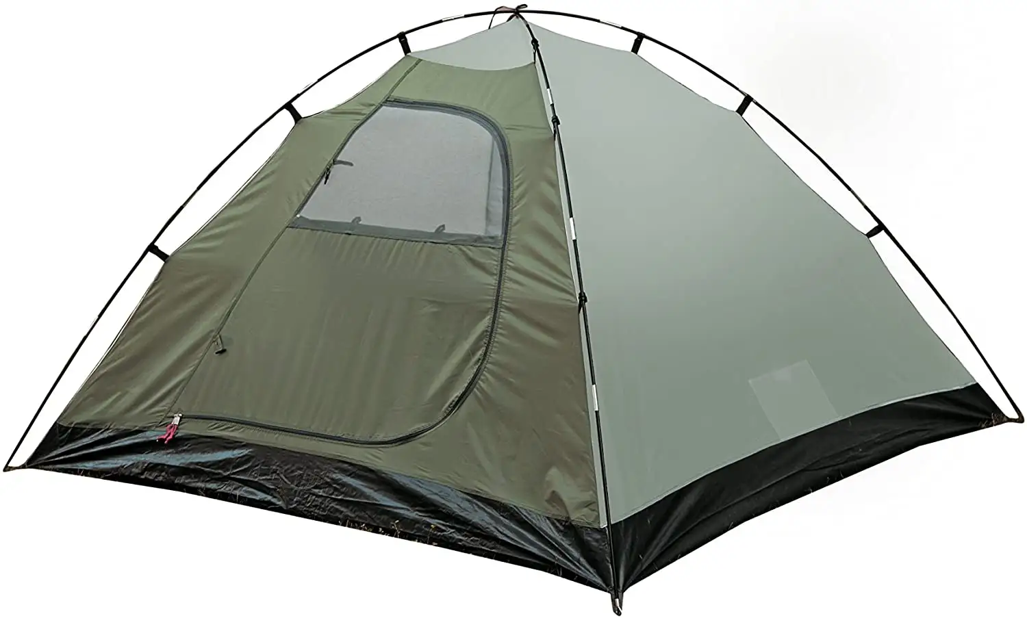 3 Person Tent Double Layer Dome Tent Windproof Waterproof and Quick Assembly for Camping Trekking Outdoor