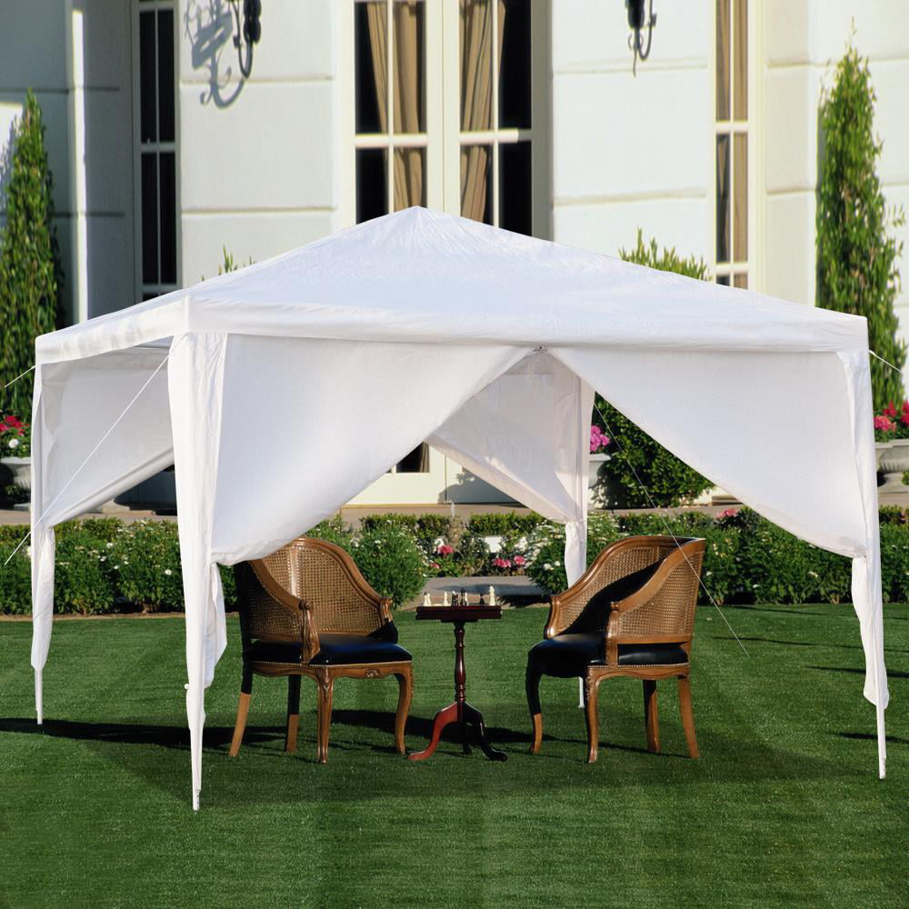 Zimtown 10' x 10' Canopy Party Tent Practical Outdoor Tent for Parties-4 Sidewalls