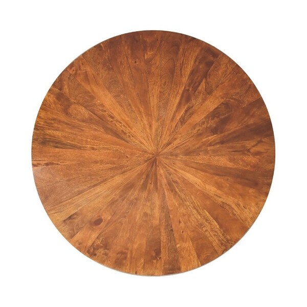 Artisan Furniture Chestnut Round Wooden Coffee Table