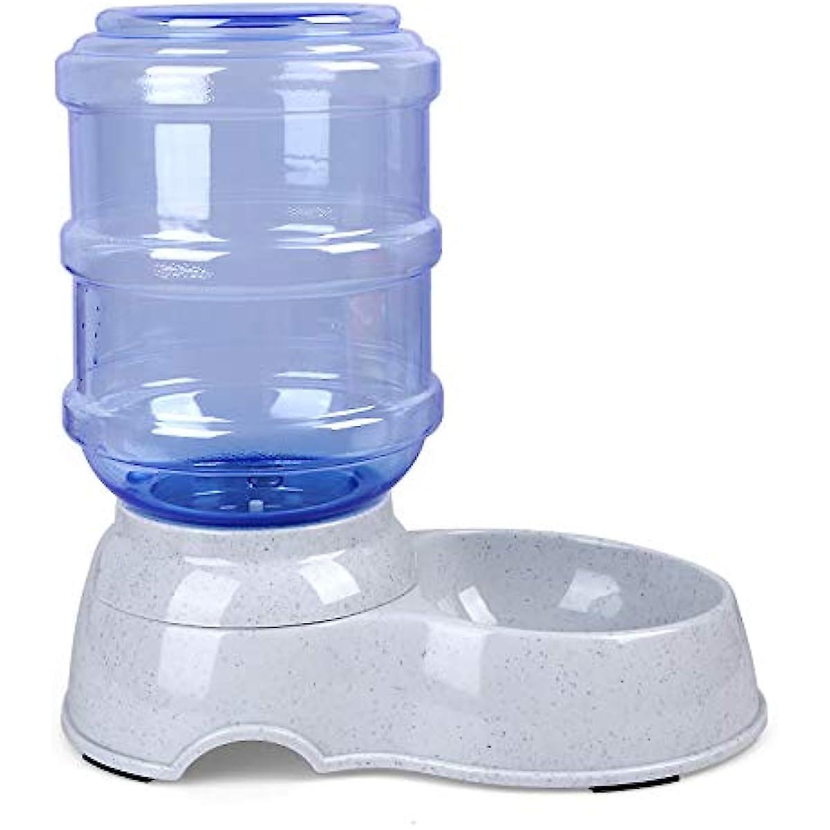 Pet Waterer For Dog Cat Animal Automatic Gravity Water Drinking Fountain Bottle Bowl Dish Stand