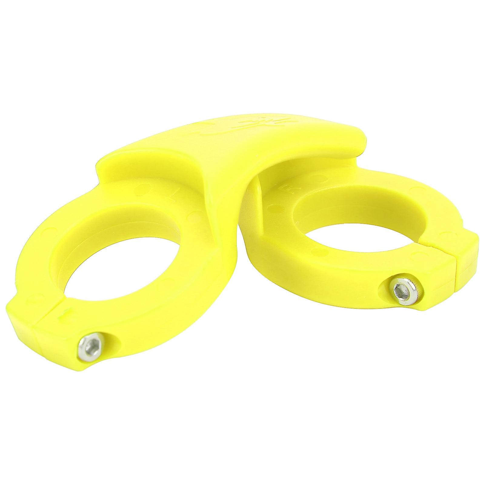 Bike Deputy Handle Bicycle Secondary Rest Handlebar Bicycles Handlebars With Lock Ringyellow