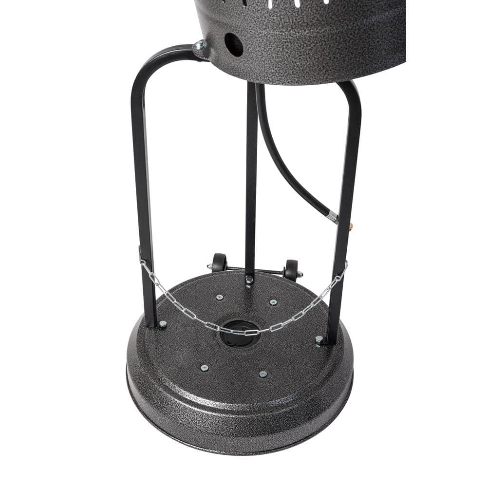 Fire Sense Hammered Platinum 46,000 BTUs Gas Patio Heater 62555