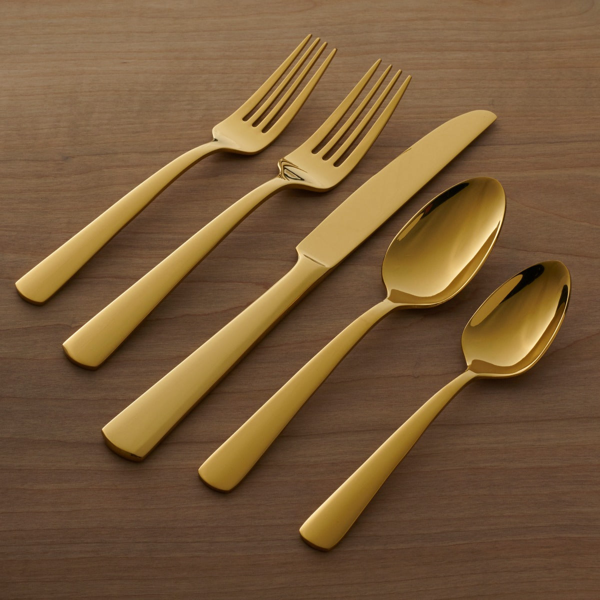 Aptitude Gold 23 Piece Everyday Flatware Set