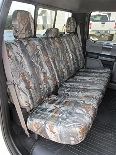 Durafit Seat Covers made to fit， FD81 XD3 C 2015-2019 F150/F550 Camo Endura and for 2015-2019 Ford F150 Super Crew Front and Rear Seat Cover Set.