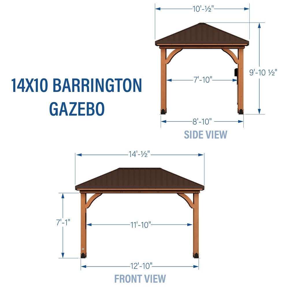 Backyard Discovery 14' x 10' Barrington Gazebo