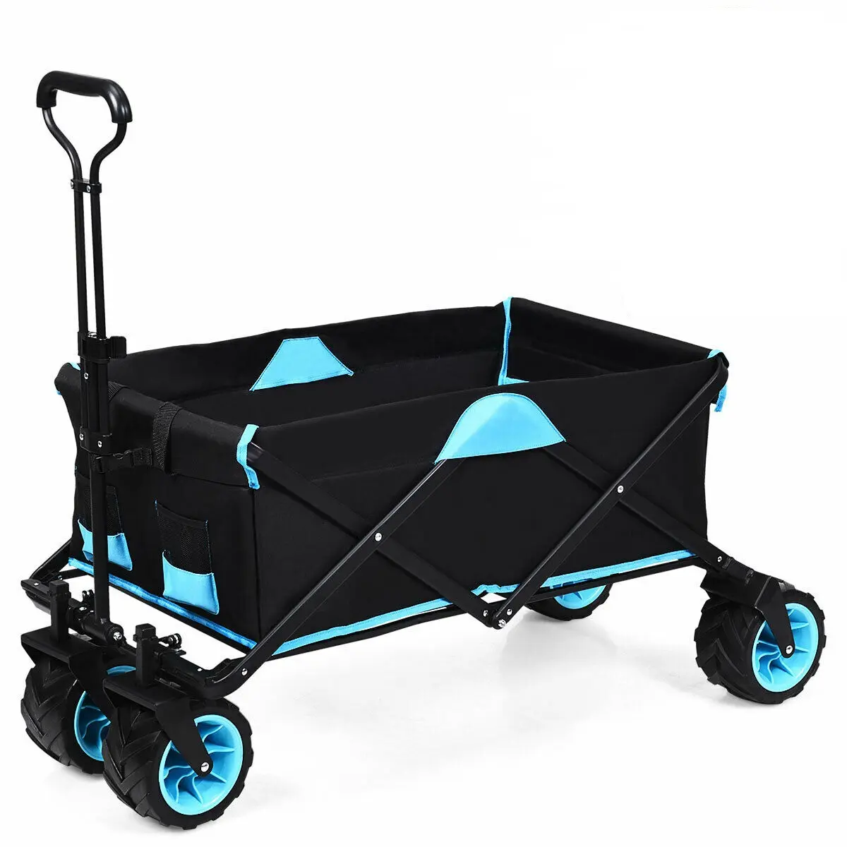 Outdoor Modern Camping Hand Folding Wagon Garden Multipurpose Collapsible Folding Utility Grocery Beach Trolley Cart