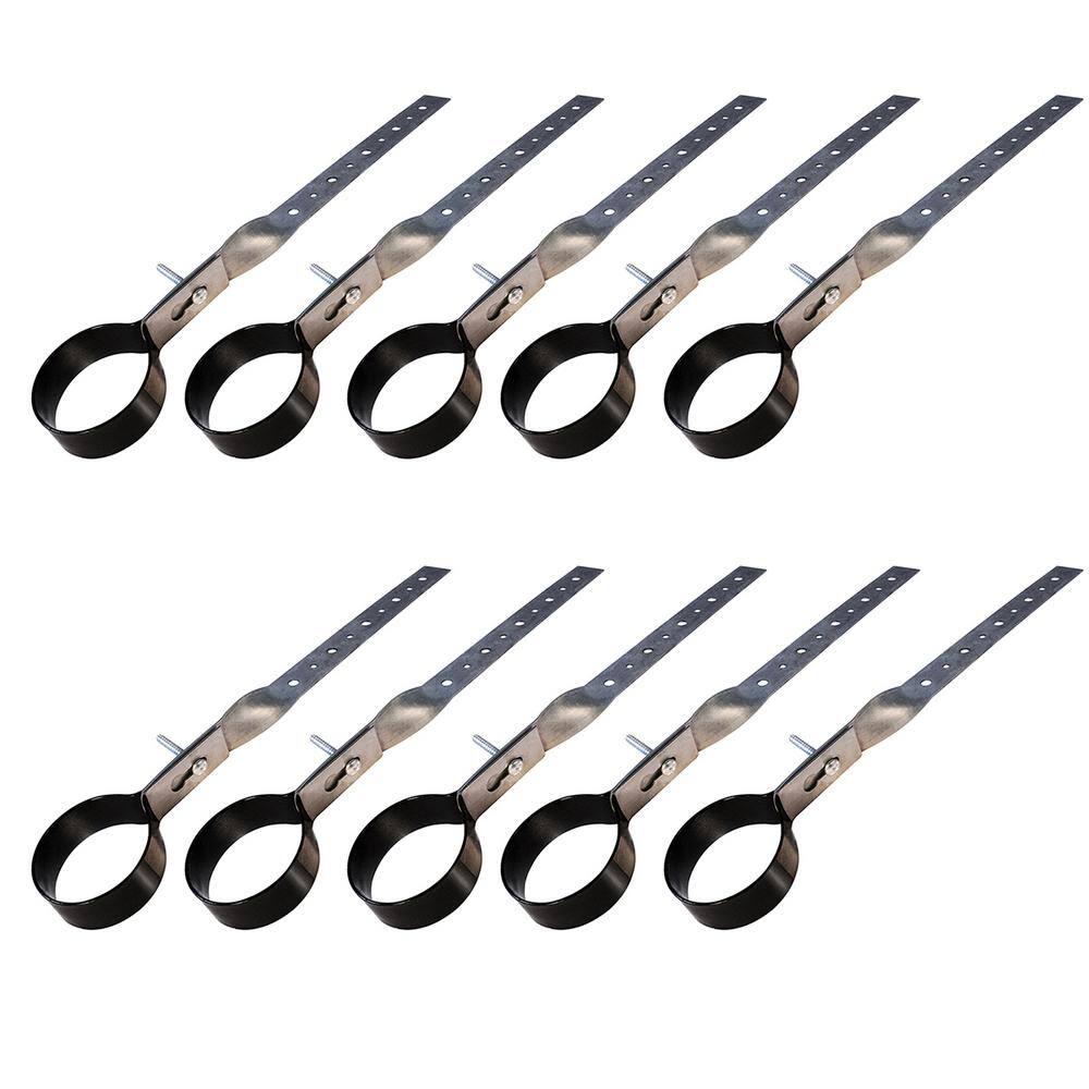 The Plumber's Choice 3 in. DWV Pipe Hanger in Galvanized Steel (10-Pack) 03HDWP-10