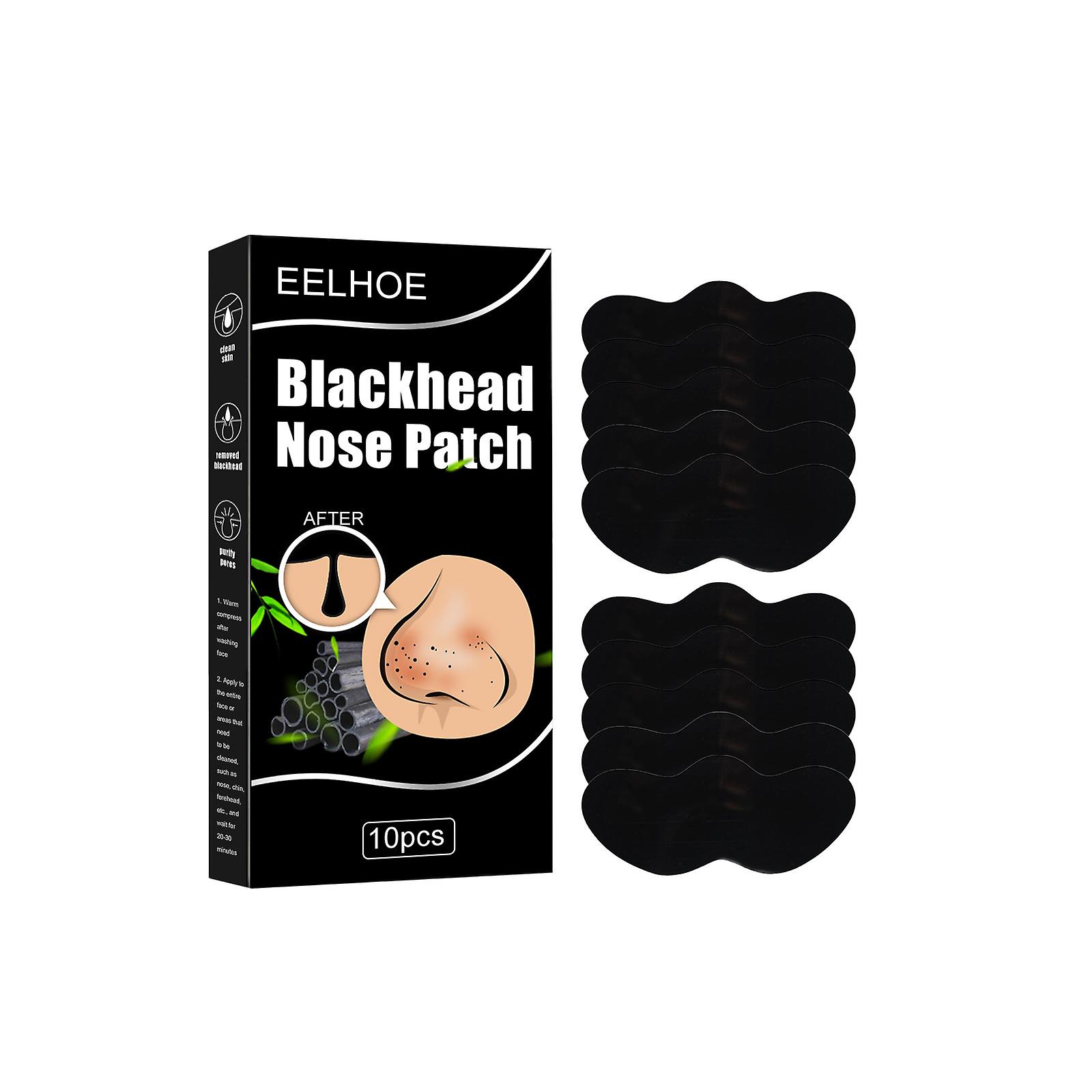 Black Pig Nose Sticker Bamboo Charcoal To Remove Blackheads Nasal Patch Peel Nasal Patch To Remove Acne Set Box To Remove Blackheads