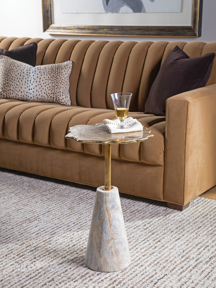 Moriarty Round Spot Table   Transitional   Side Tables And End Tables   by HedgeApple  Houzz