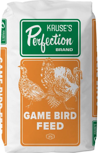 Kruse's Perfection Brand Grow Crumbles Gamebird Turkey Food， 50-lb bag