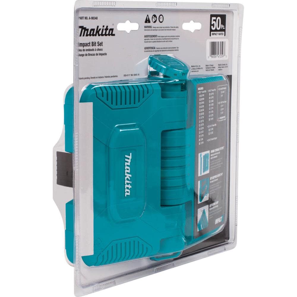 Makita 50 Pc. Impact X Driver Bit Set A-98348 from Makita