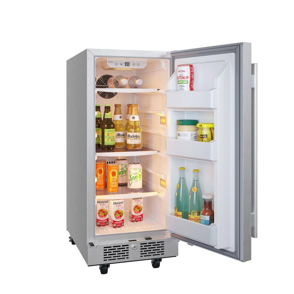 Avallon 3.3 cu. ft. Built-In Outdoor Refrigerator in Stainless Steel AFR152SSODRH