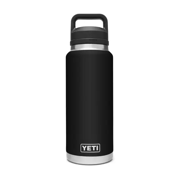 YETI 36 oz Black Bottle Chug Rambler