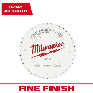 MW 8-14 in. x 40-Tooth Carbide Fine Finish Circular Saw Blade 48-40-0822