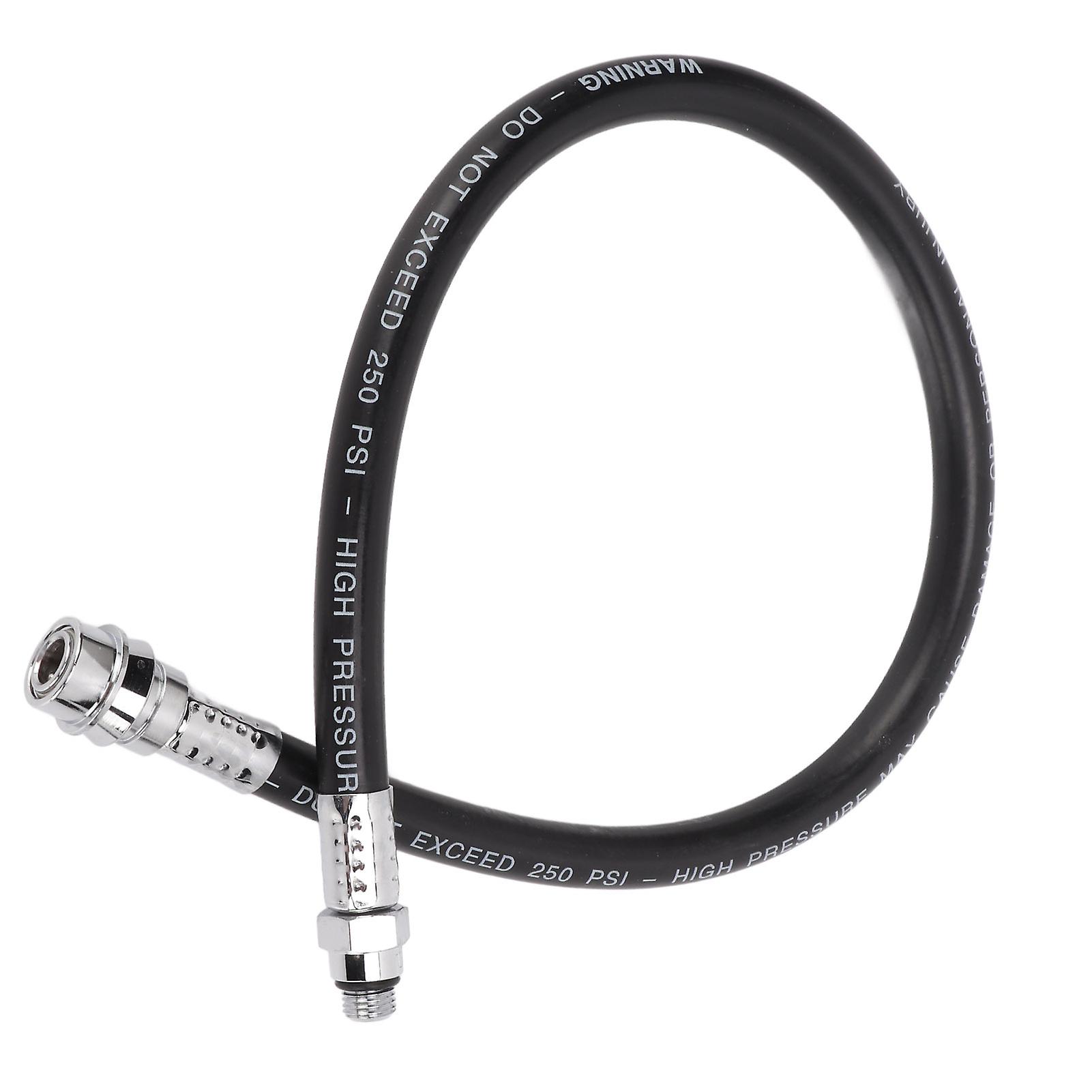 Scuba Diving Bcd Low Pressure Regulator Hose Flexible Rubber Gas Tube For Water Sports55.9cm / 22in