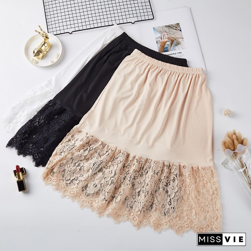 Summer Lace Hollow Skirt Women Thin Skirt