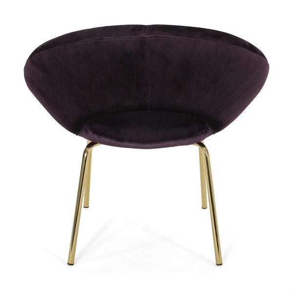 Pincay Modern Glam Velvet Accent Chair by Christopher Knight Home