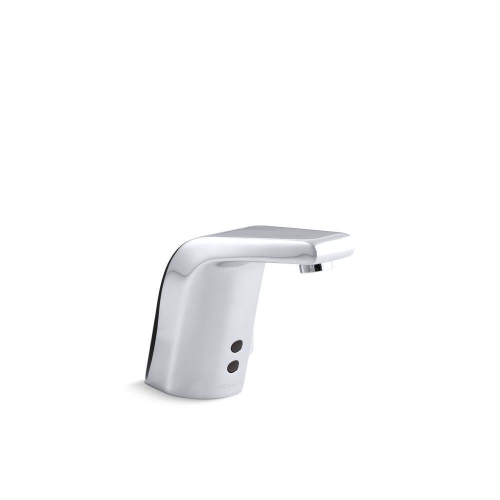 KOHLER Sculpted Commercial Battery-Powered Single Hole Touchless Bathroom Faucet in Polished Chrome K-13460-CP