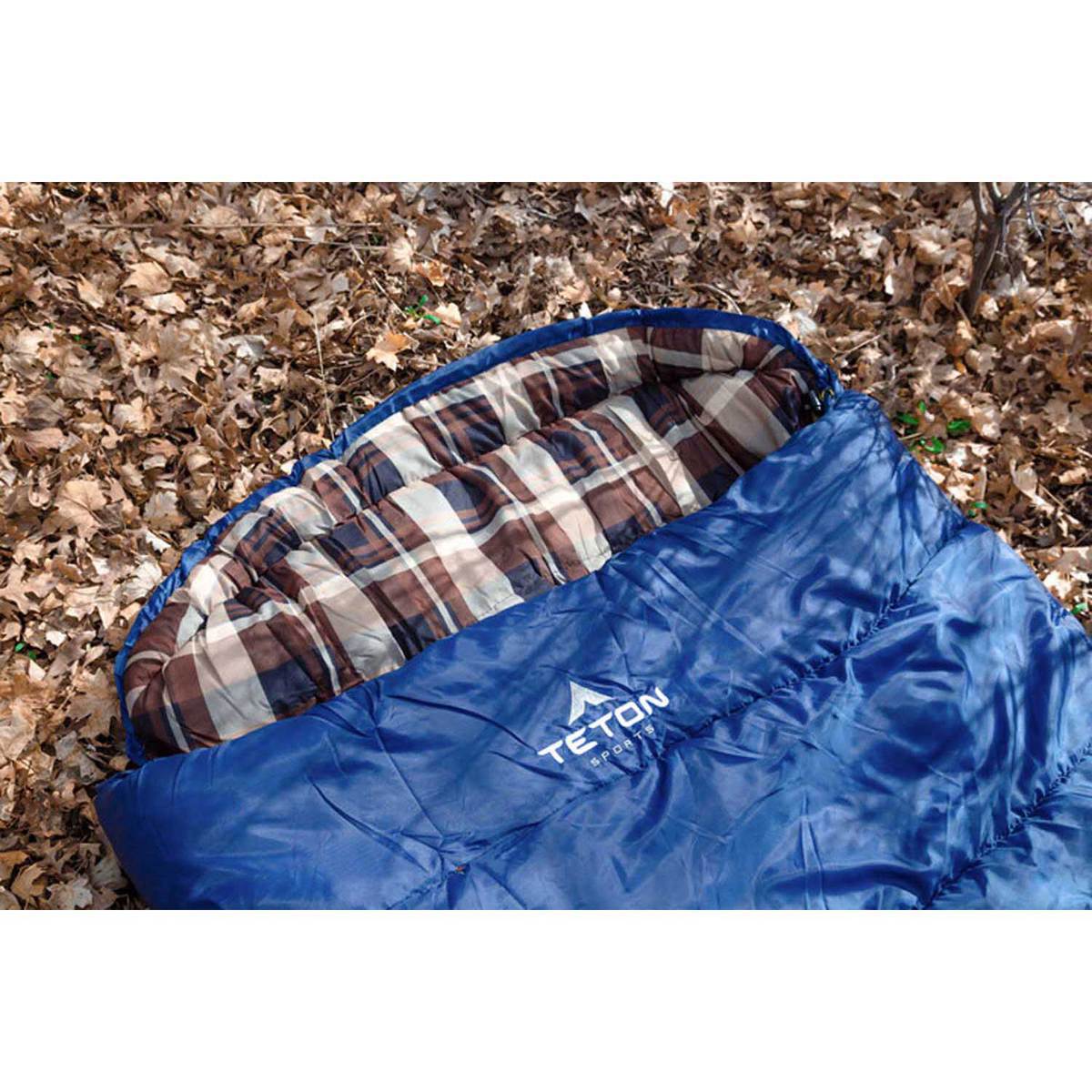 TETON Sports Celsius XL 0 Degree Long Rectangular Sleeping Bag  Blue