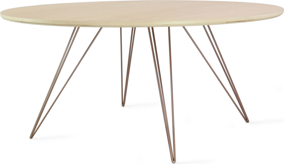 Williams Round Coffee Table   Midcentury   Coffee Tables   by HedgeApple  Houzz