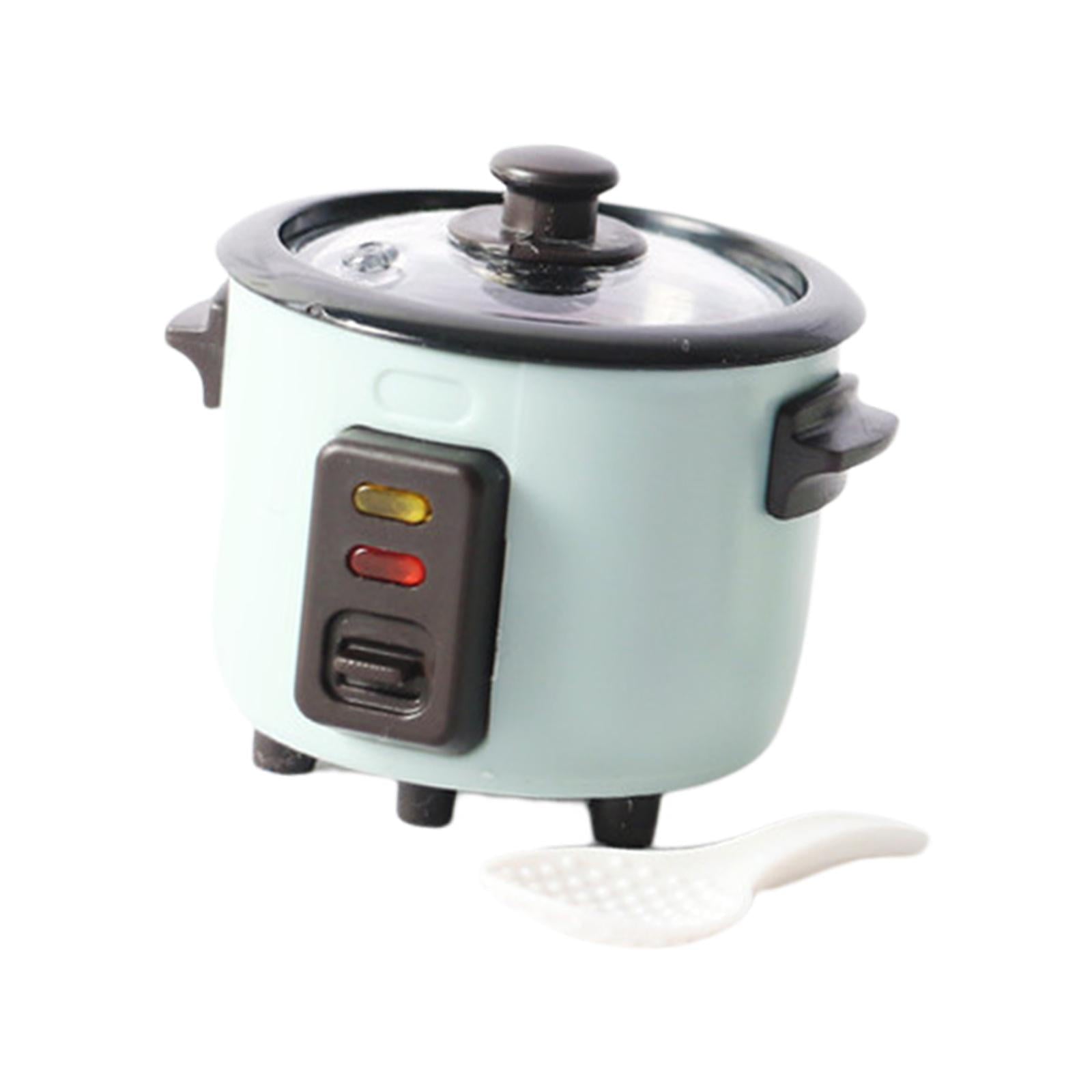 1/12 Miniature Rice Cooker Dollhouse Kitchen Appliances Accessories, Green