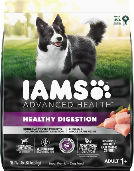 Iams Advanced Health Adult Healthy Digestion Real Chicken Dry Dog Food