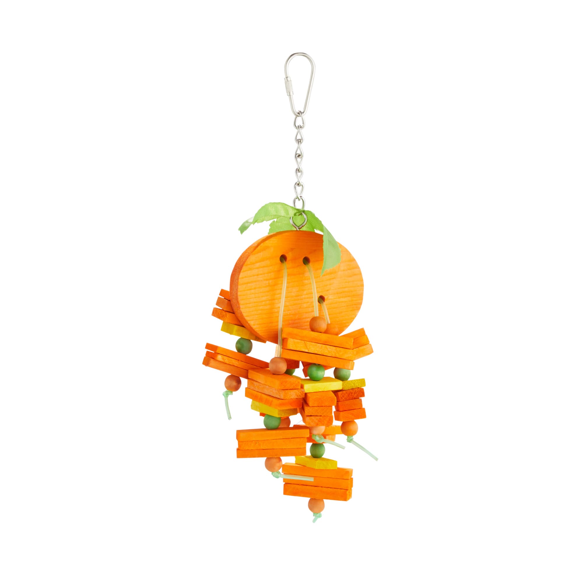 You  Me Orange You Glad Chewing Bird Toy， Small