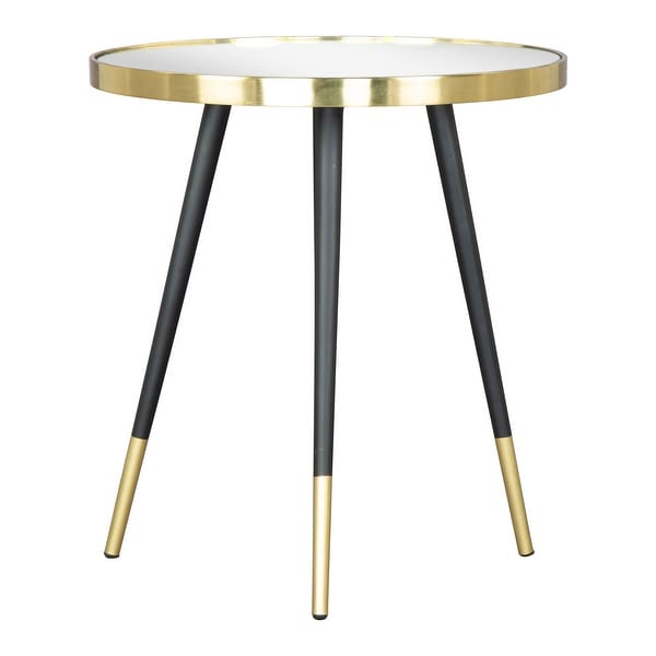 Particle Side Table Black and Gold