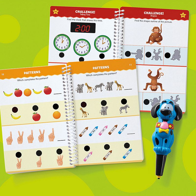 Educational Insights Hot Dots Jr. Let's Master Kindergarten Math Book Set