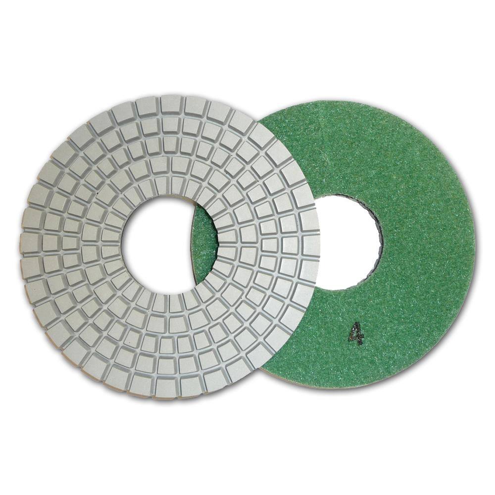 Con-Shine 6 in. 5-Step Dry Diamond Polishing Pads Step 4 CPP06P4