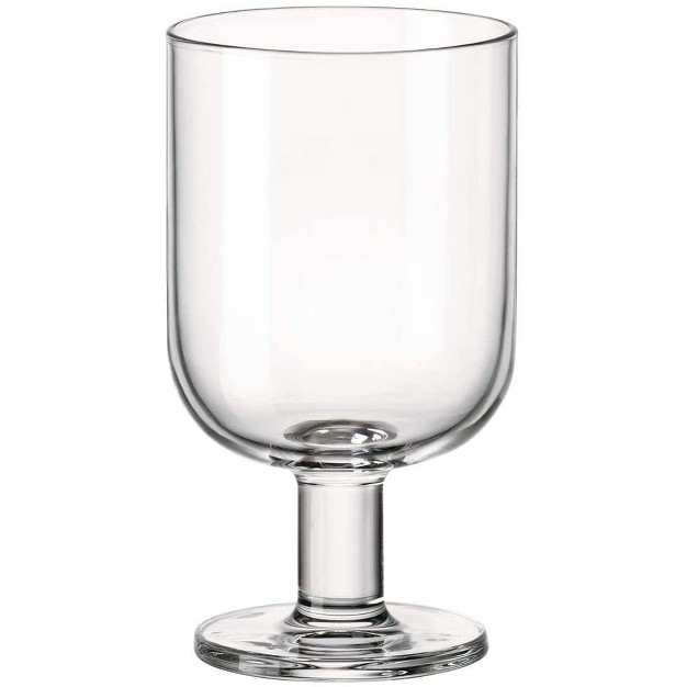 Bormioli Rocco Hosteria Goblet Stackable Wine Glasses 6 piece 11 75 Oz