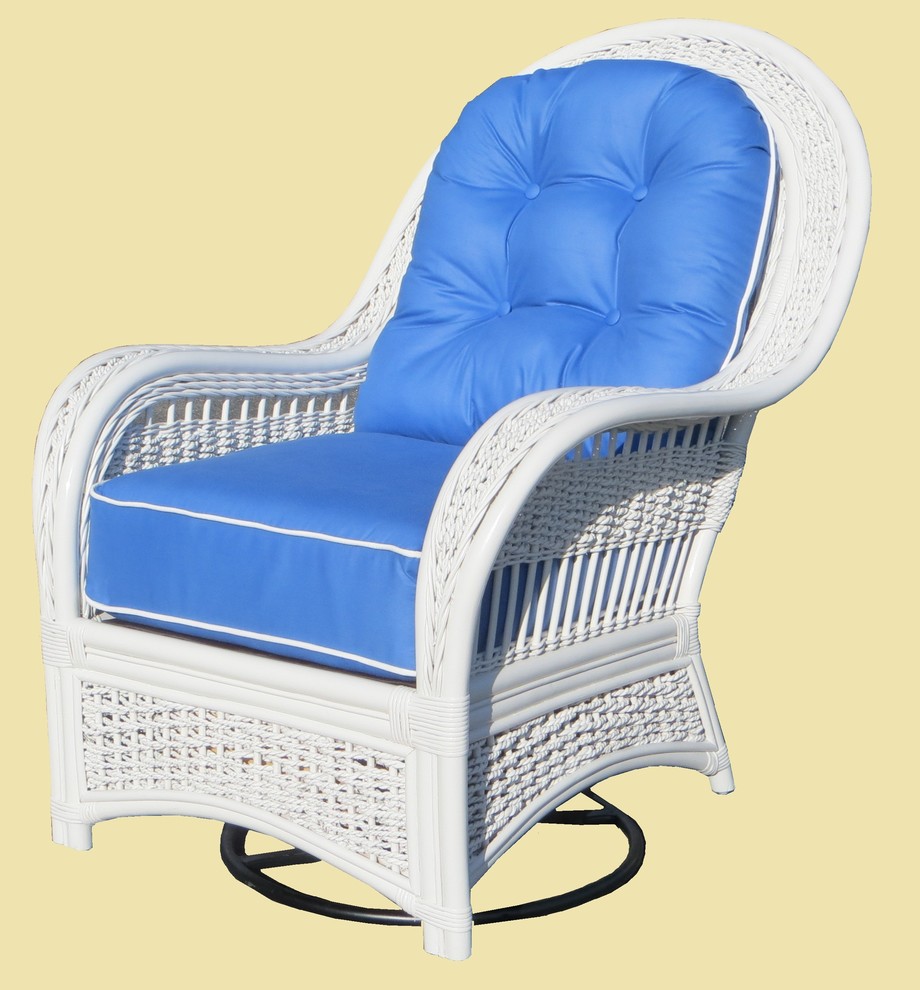 Regatta Swivel Rocker   Tropical   Rocking Chairs   by Spice Islands Wicker  Houzz