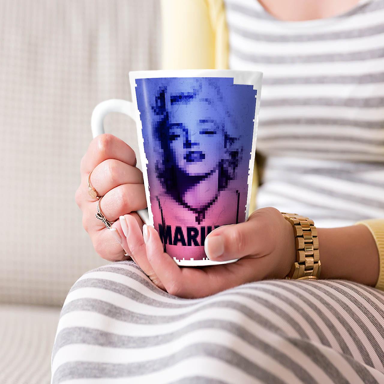 Famous Celebrity Marilyn NEW White Tea Coffee Ceramic Latte Mug 17 oz | Wellcoda