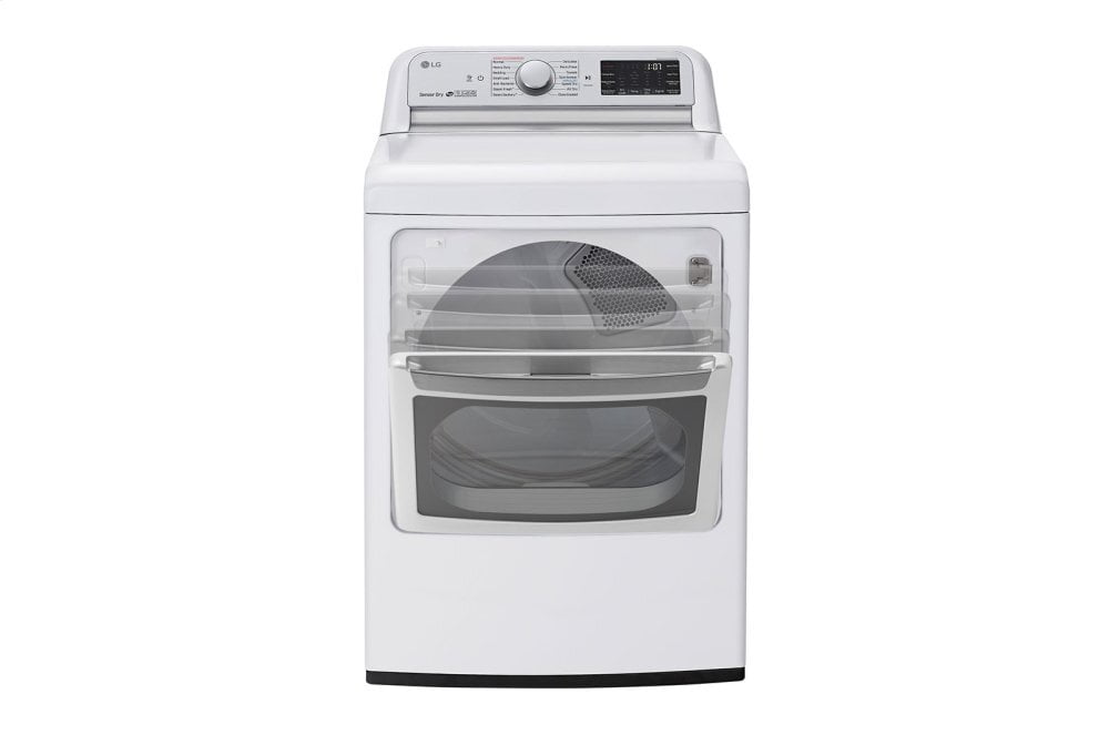 Lg DLEX7800WE 7.3 Cu.Ft. Smart Wi-Fi Enabled Electric Dryer With Turbosteam™