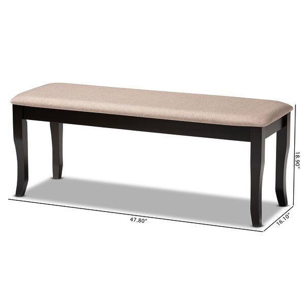 Cornelie Modern and Contemporary Transitional Dining Bench