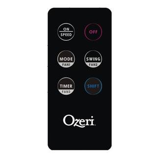 Ozeri 3X Tower Fan 44 in. with Passive Noise Reduction Technology OZF3-S