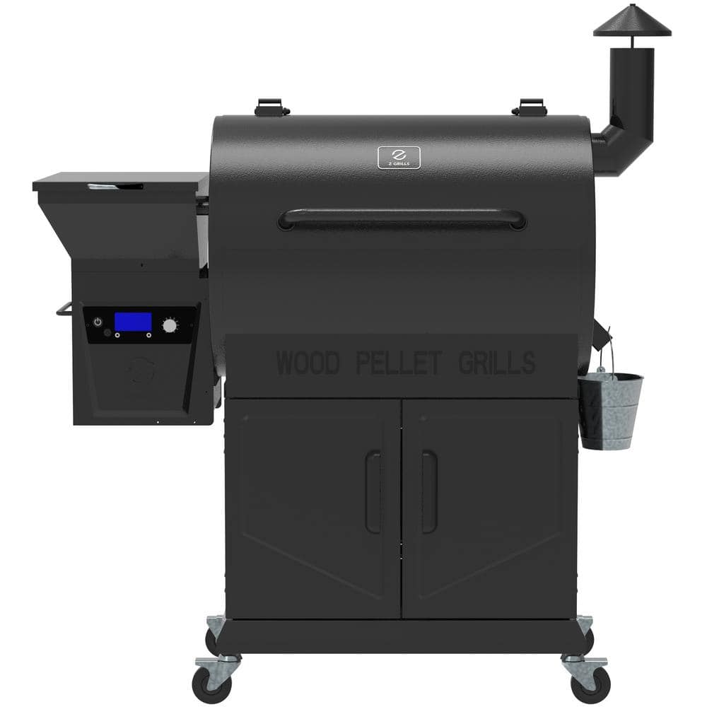 Z GRILLS 694 sq in Pellet Grill and Smoker with cabinet storage Black