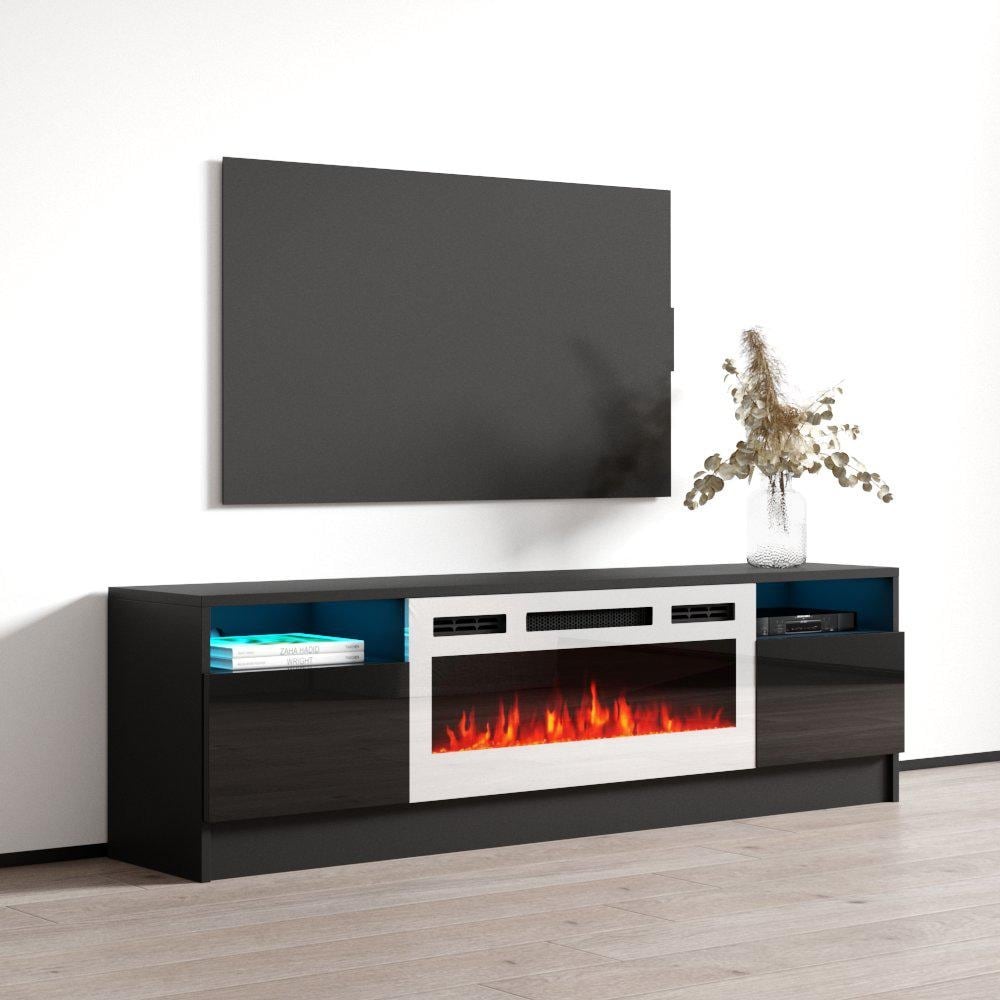 Duke 01 WH EF Electric Fireplace 63\