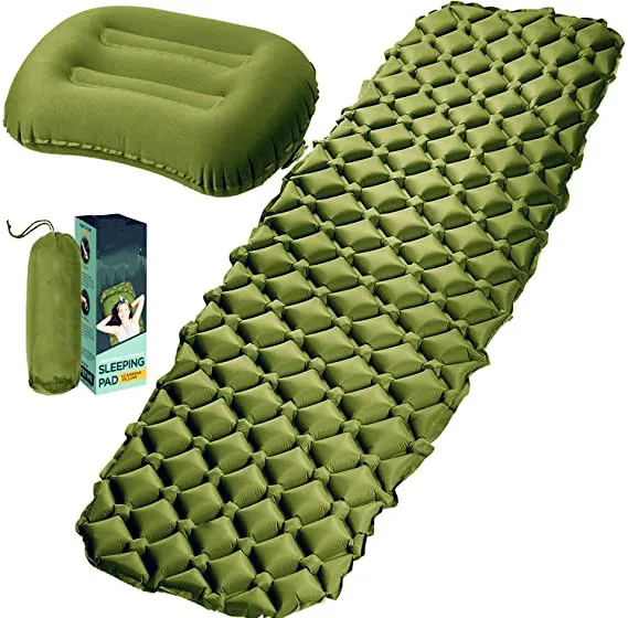 Self inflating air bed OEM  ultra light sleeping pad OEM  sleep well thin mattress bed