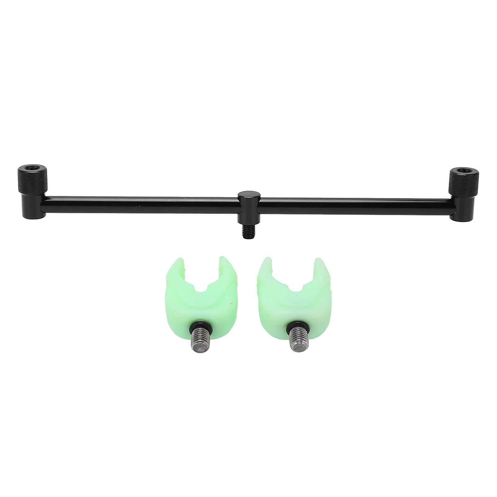 Fishing Rod Bracket Aluminium Alloy Wear Resistant Durable Easy Store Use Fishing Rod Holder For Outdoor Fishing2 Head 30cm Bracket+2pcs Bracket Head