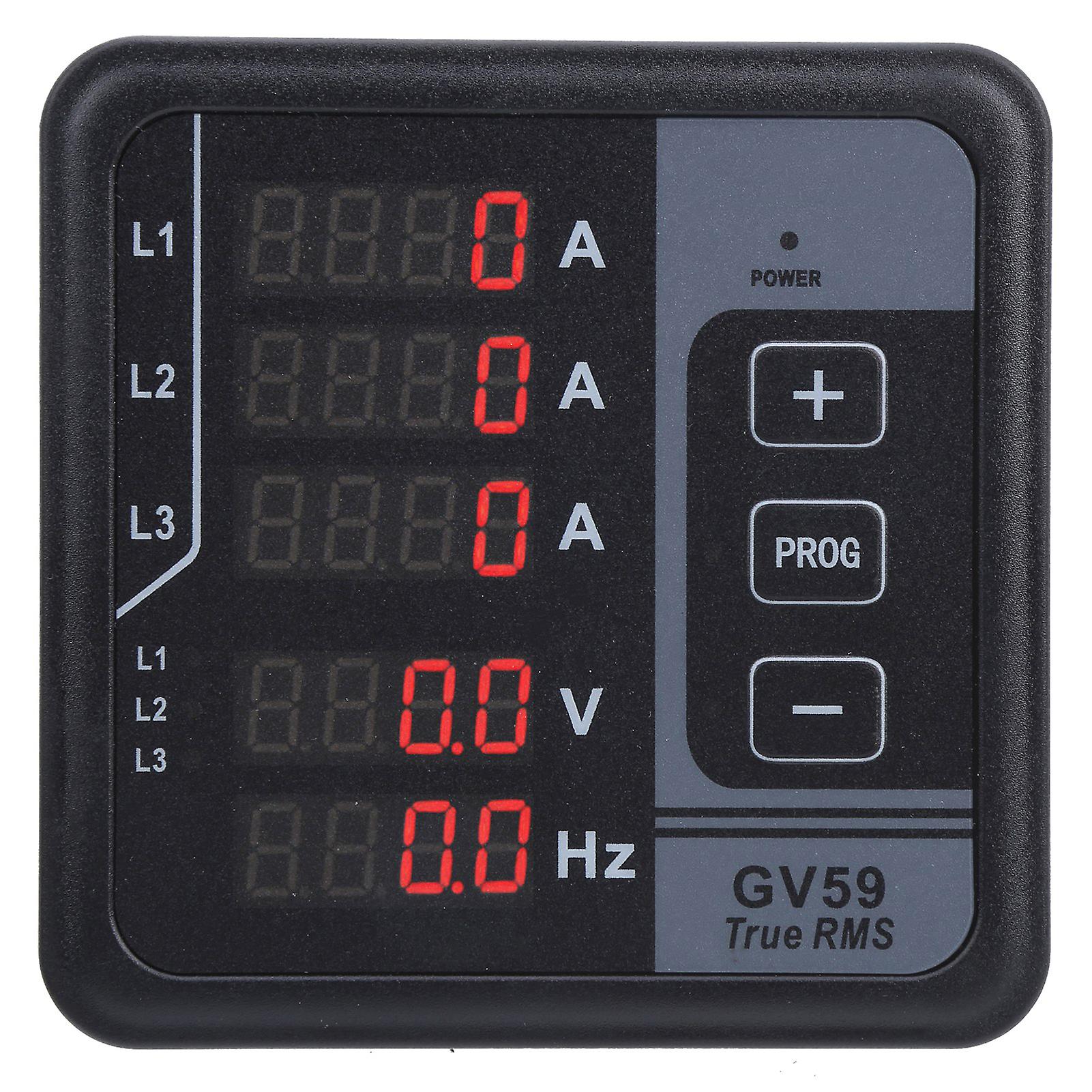 Digital Multifunctional Meter Gv59 Current And Voltage Gauge Dc 165265v Monitoring Instrument