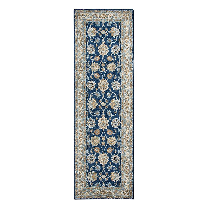 Rizzy Home Ashlyn Framed Floral II Wool Rug