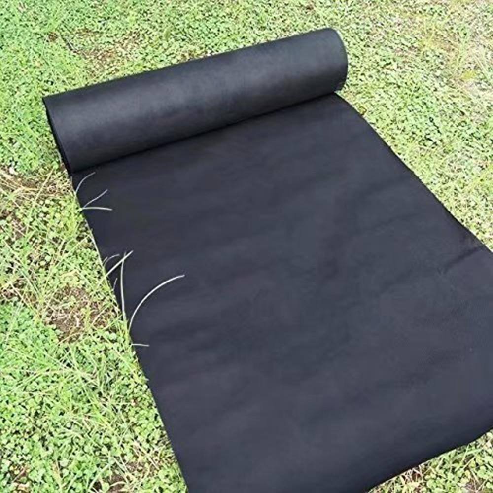 Agfabric 4 ft. x 100 ft. Ground Cover Heacy Non-Woven Weed Barrier Fabric for Gardening Mat and Raised Bed WB2304100