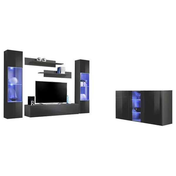 Fly SBI-A3 Wall Mounted Floating Modern Entertainment Center