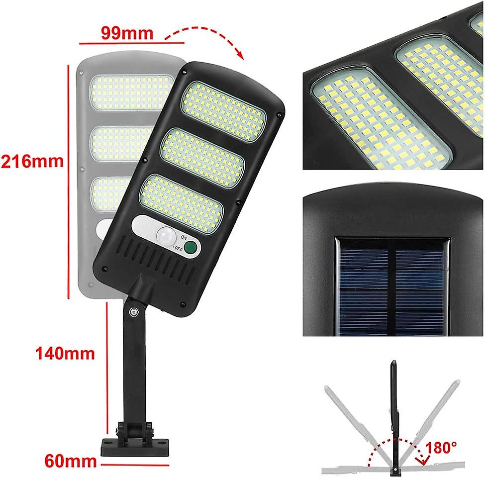 213 Pack Solar Powered Outdoor Lights With Motion Sensor And 180 Adjustable Pole