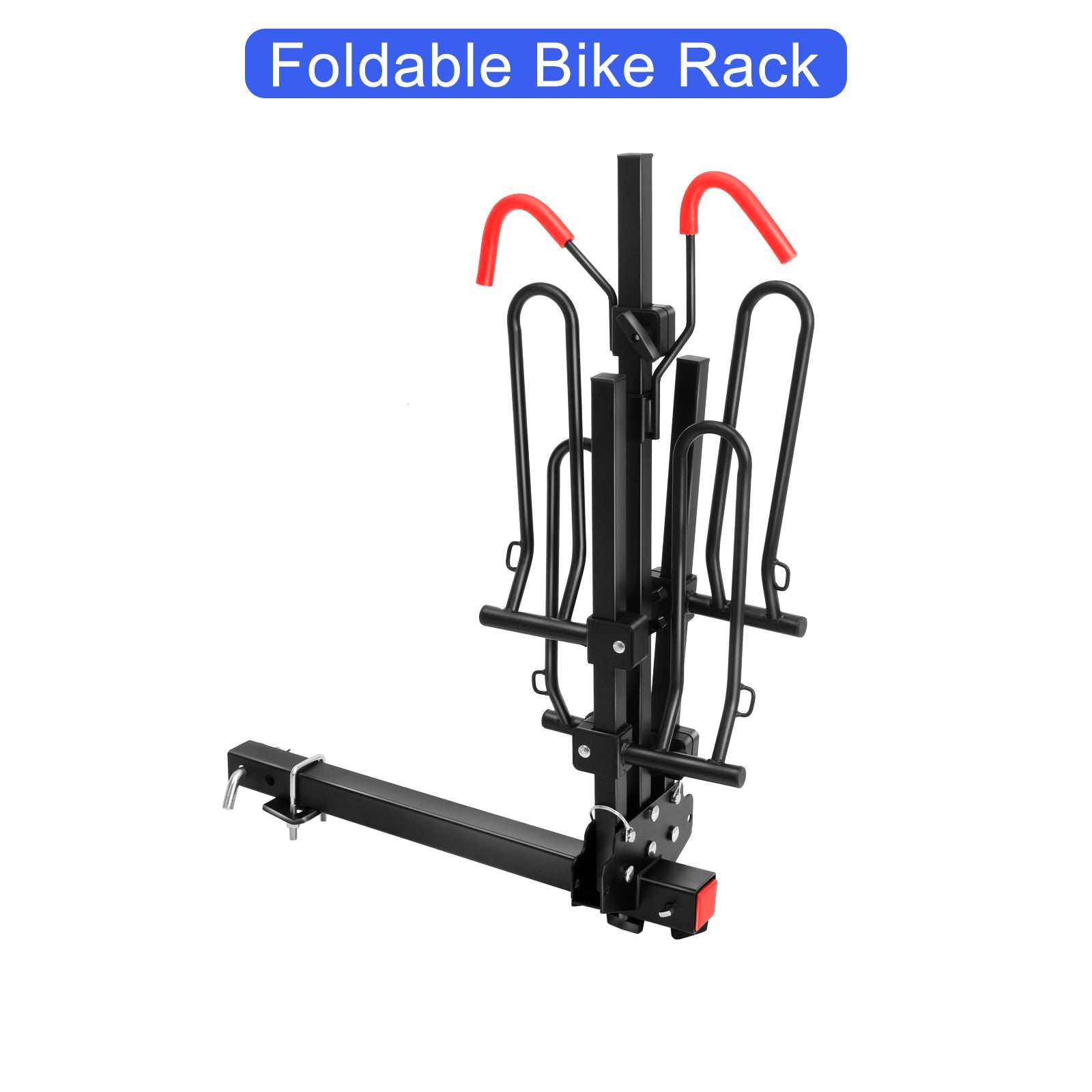 Hitch Mount Carrier Rack， Foldable Tray 2 Bike Rack fit for Cars， Trucks， SUV and Sedan with a 2