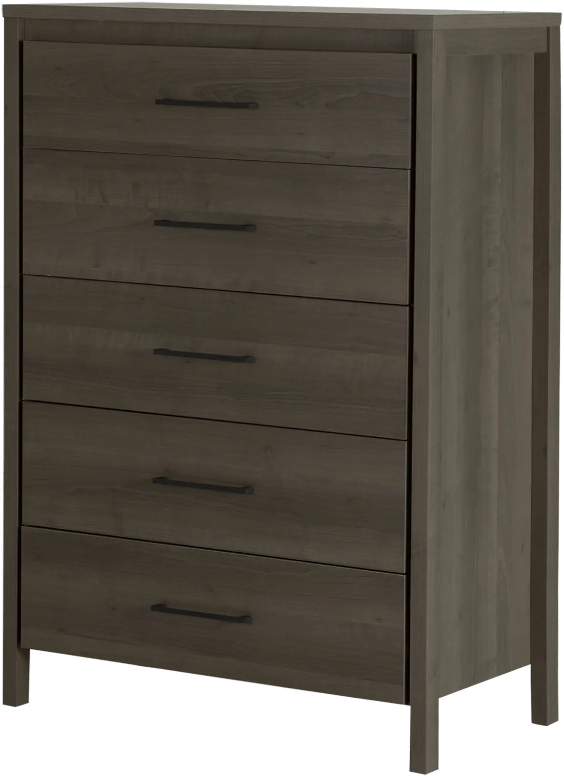 Gravity Gray Maple 5-Drawer Chest - South Shore