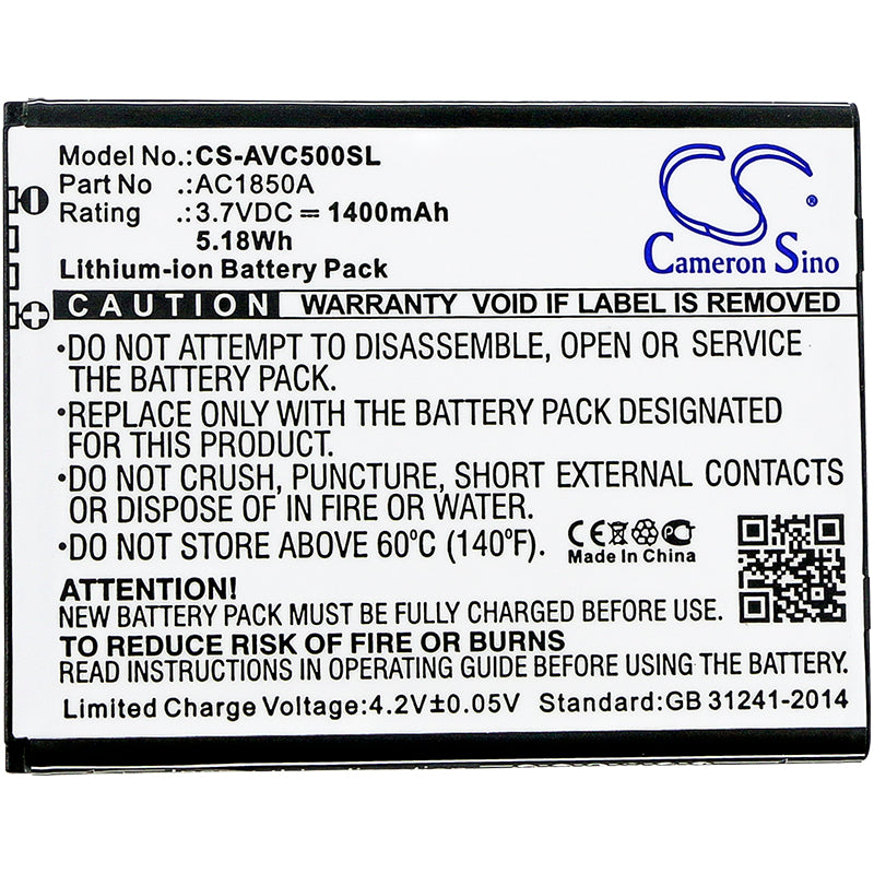 Archos 45B Helium 50c Neon Replacement Battery BatteryClerkcom Mobile Phone