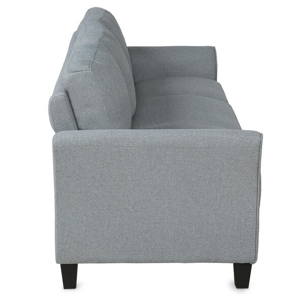 3-Seat Sofa Living Room Linen Fabric Sofa